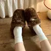 Pantuflas de algodón para exteriores, únicas, de color liso, elegantes y a la moda para mujer, perfectas para otoño e invierno, que ofrecen calidez, suavidad, comodidad y un diseño minimalista, ideales para usar en interiores