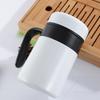 Venta caliente termo de acero inoxidable al vacío de doble capa moda simple oficina de negocios taza termo con asa creativa venta al por mayor