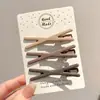 Presilhas Pequenas para Cabelo Infantil Presilhas Laterais para Meninas 2026 Novas Franjas Cabelos Finos Laterais Presilhas Bico de Pato Sem Costura Acessórios de Cabelo Presilhas BB Grampos
