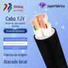 Cabo Fio Tricore Yjv Cabo 3 5-Core 6 10 16 25 Quadrado Pilha de Carregamento Padrão Nacional Núcleo de Cobre Puro