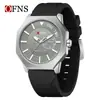 Reloj Octogonal OFNS Moda Personalidad Fecha Viaje de Negocios Reloj de Pulsera Delgado Negocios Dominante Reloj de Cuarzo para Hombre Resistente al Agua