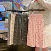 Ropa Exterior para Niñas Leggings con Lazo Bebé Elásticos Rectos Pantalones Casuales Pantalones Anchos Estampados de Primavera y Otoño para Niños