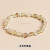 Jingdian joias forma natural Cristal pulseira de cristal de morango personalidade irregular transfronteiriça quente mineração cascalho pulseira atacado