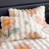 Par de Fronhas de Pelúcia de Pelo de Coelho para Inverno, Espessadas com Veludo de Leite, Capa para Enchimento de Travesseiro de Fleece Coral, Peça Única