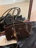 Bolsas Retro de Alta Calidad Transfronterizas para Mujer 2025 Nueva Moda Bolso Tote Estampado de Leopardo Bolso Versátil para el Trabajo de Hombro o Axila