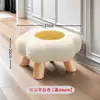 Banquinho Cogumelo Florido Estilo Princesa Banquinho Baixo Banquinho Nuvem Super Macio Banquinho para Crianças em Casa Banquinho Fofo de Pelúcia para Trocar Sapatos