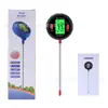 Medidor de suelo cinco en uno: Medidor de pH, temperatura, humedad, intensidad de luz del suelo, medidor de suelo para huertos, plantas en maceta y siembra