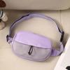 Lulu Esportes ao Ar Livre Fitness Bolsa de Cintura Nylon Impermeável Bolsa de Peito Homens e Mulheres Casual Viagem Bolsa Transversal Bolsa Cosmética Transfronteiriça