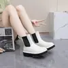 Botas de Chuva Martin Transfronteiriças para Mulheres, Novo Estilo, Sapatos Impermeáveis de Solado Grosso, Botas de Chuva de Gelatina Antiderrapantes de Cano Curto Estilo Japonês