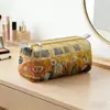 Transfronterizo 26 Sitios Independientes Temu Transfronterizo Estampado de Coche de la Paz Bolsa de Maquillaje Acolchada Portátil de Viaje Bolsa de Almacenamiento Multifuncional