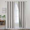 Comercio exterior transfronterizo Amazon 100% cortina de lino de sombreado completo lino arcoíris imitación lino tela gris recubierta cortina Shaoxing