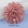 4-10cm fábrica em estoque camélia borda queimada flor chapelaria tecido flor feita à mão acessórios flor de tecido acessórios DIY broche