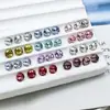 Popular Rosa Millennial de Dongzhou com Corte Redondo 6*6mm Brilhante Vidro Strass Corte Rosa Brincos de Unha Usáveis e Acessórios de Nail Art