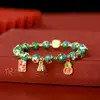 Pulsera de cloisonné gris fragante de Pekín, pulsera de esmalte cloisonné, pulsera bulliciosa de esmalte de color para pareja, novias, flores, regalo para hombres y mujeres