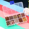 Set de 10 Colores de Lentejuelas Perla para Manualidades Caja Alta Calidad Bordado Francés Hecho a Mano DIY 20 Colores