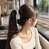 Pinza de plátano de lunares estilo coreano para peinar el cabello en la parte alta de la cabeza, pinza vertical, pinza de torsión, pasador de alta gama, accesorio de cabello versátil