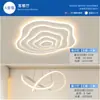 Lámpara de techo minimalista para sala de estar, moderna y simple, adecuada para uso doméstico, elegante luz para dormitorio principal, con sentido de diseño, accesorio de iluminación cálido y acogedor para recibidor