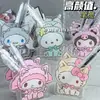 Gatinho Fofo de Desenho Animado Sanrio Caneta Conner Caixa de Armazenamento Multifuncional Transparente de Acrílico Papelaria para Estudante Enfeites de Mesa