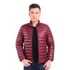 Chaqueta de Algodón de Invierno 2023 para Hombre, Estilo Corto Elegante, Cuello Alto, Corte Delgado, Chaqueta Acolchada de Algodón con Plumas, Abrigo Estilo Coreano, Azul Real y Negro