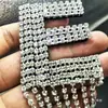 Nueva Cadena de Diamante Garra Taladro Borla Letra Tela Pegatina Ropa Sudadera Zapatos Sombrero Parche Decoración Hecho a Mano DIY