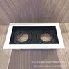 Lámpara de techo de fundición a presión de doble cabezal MR16 CP-producción y ventas Kit de lámpara antideslumbrante GU10/GU5.3 Portacúpula de lámpara MR16