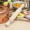 1:12 Muebles Miniatura para Casa de Muñecas Cocina Accesorios de Micro-Escena Rodillo en Miniatura de Madera Maciza 6 Piezas