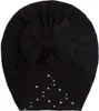 Europa y Estados Unidos transfronterizo nuevo sombrero de bebé con lazo jacquard gorra a rayas transpirable para niños sombrero de bebé