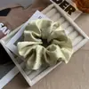 Diadema de pelo de alta gama estilo bosque con pedrería, goma de pelo grande estilo francés para coleta, elástica, para el cabello de verano para mujer