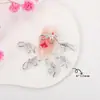 Novo Estilo Branco K Laço Acessórios para Nail Art Celebridade Cyber Leve Luxo Tridimensional Liga de Zinco Laço Acessórios Decoração de Unhas DIY