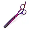 Tijeras de Peluquería de Colores de 6 Pulgadas Modelo de Alta Calidad Tijeras Rectas Tijeras Planas Tijeras Entresacadoras 6H