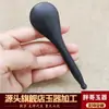 Palo de Masaje de Piedra Bian con Cabeza Redonda, Bolígrafo de Belleza para Masaje Facial, Bolígrafo de Acupresión para Ojos y Cara, Herramienta Gua Sha