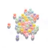 Acessórios para Joias DIY 8mm Colorido Mágico Galvanizado Contas Acrílicas na Cor das Contas Contas Redondas Material para Pulseira com Contas
