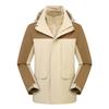 Ropa de Montaña Tres en Uno para Hombre y Mujer Impermeable Cortavientos Adhesivo de Sellado Completo Otoño e Invierno Grupo al Aire Libre Nuevo Traje de Montañismo