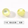 Botones de Resina para Cheongsam Perlas Redondas de Imitación de Jade Ropa China Nueva para Hombres y Mujeres Traje Tang Vestido Hanfu Camisa Ojos Oscuros