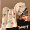 Lindo traje de vellón de coral cachorro travieso traje de tres piezas toalla de baño gorro para secar el cabello toalla absorbente turbante cómodo y delicado