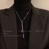 Collar irregular de estilo frío para mujer, diseño de nicho de celebridades de Internet de verano, elegante collar con accesorios que combinan con todo.