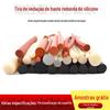 Tira de borracha de barra redonda sólida de silicone resistente a altas temperaturas, tira de borracha de barra redonda sólida de silicone, tira de vedação de borracha redonda à prova d'água