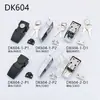 Haitan DK604-1-2 Gabinete de Distribuição Fechadura de Porta Trava de Fivela DKS Tamanho Grande Aço Inoxidável Trava de Fivela para Porta-malas de Carro Fivela Oculta