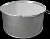 Cubo Especial para Trucos de Fuego, Cubo de Acero Resistente al Fuego, Cubo de Hierro Especial para Quemar Basura, Cubo para Quemar Papel, Cubo de Acero Engrosado