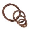 Guirnalda navideña, decoración de ratán, anillo de ratán, anillo de ratán, floristería, toffia hecha a mano, material de ratán, toffia natural navideña