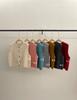 Estilo coreano Retro Gola Redonda Colete de Malha Feminino Primavera Empilhado Exterior Sem Mangas Camisola de Trespassado Colete Ins
