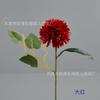 Crisantemo de Ping Pong Simulada Rama Única Flor de Crisantemo de Rama Única Flor de Crisantemo de Rama Única con Espina Flor Falsa de Diente de León Arreglo Floral en Maceta para Sala de Estar Decoración de Boda Transfronterizo