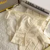 Bragas transparentes de encaje sexy para mujer, nuevas, de cintura media, ultrafinas, para chica, transpirables, sin costuras