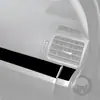 Adecuado para 10-20 Toyota Speedmaster 4runner decoración de consola central negro piano negro brillante decoración interior de coche
