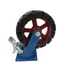 Ruedas de Goma Maciza de Alta Resistencia en Stock, Ruedas Giratorias con Frenos de Carga Pesada, Fabricante de Ruedas para Carros