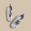 Sapatos Casuais Novos, Sapatilhas que Podem Ser Usadas em Todas as Estações, Sapatos Preguiçosos de Boca Rasa, Couro Genuíno, Confortáveis de Sola Macia, Bico Redondo, Sapatos de Treino Moral, Sapatos Esportivos