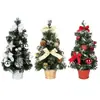 Decoraciones de Mesa Navideñas Transfronterizas Nuevas de 40cm Luces de Árbol de Navidad Luces Decorativas Árbol de Pino Árbol Mini Decoración Festiva Regalos de Año Nuevo