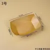 Nova caixa de papel kraft em formato de barco caixa de lanche de frutas embalagem de inverno para castanha batata doce caixa de embalagem multifuncional fácil de usar