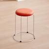 Banco de Madera Maciza Taburete Apilable de Acero Inoxidable Silla de Hierro Forjado Banco Taburete Grueso para Mesa de Comedor Doméstico Taburete de Plástico