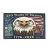 Bandeira Comemorativa Personalizada Transfronteiriça Americana Mais Vendida do 250º Aniversário dos Estados Unidos 1776-2026 Declaração de Independência